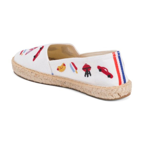 NEW SOLUDOS The Original Embroidered Espadrille Shoes white 257 3MT4 - Picture 5 of 6